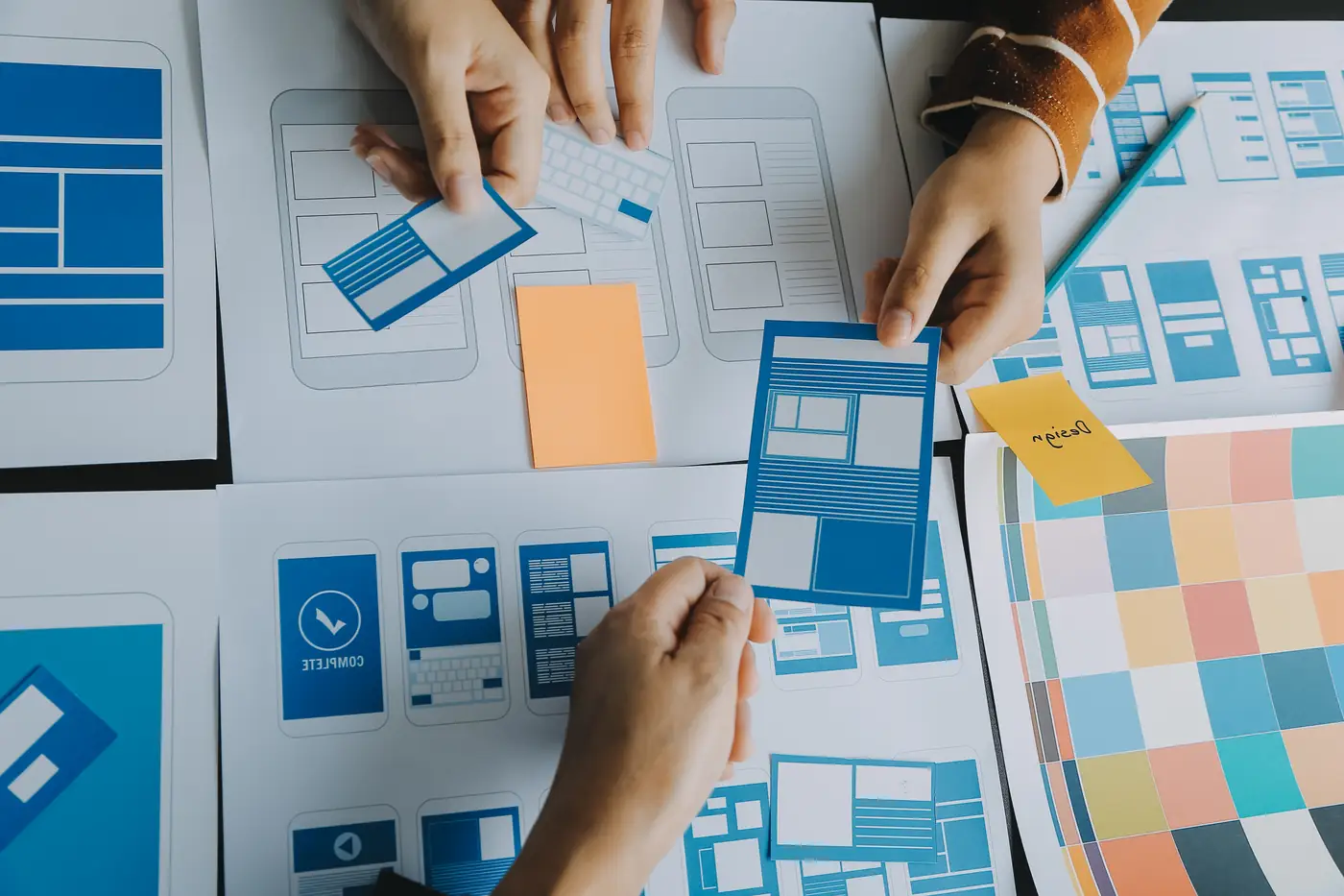 Illustration representing Marketplace App UX/UI Design